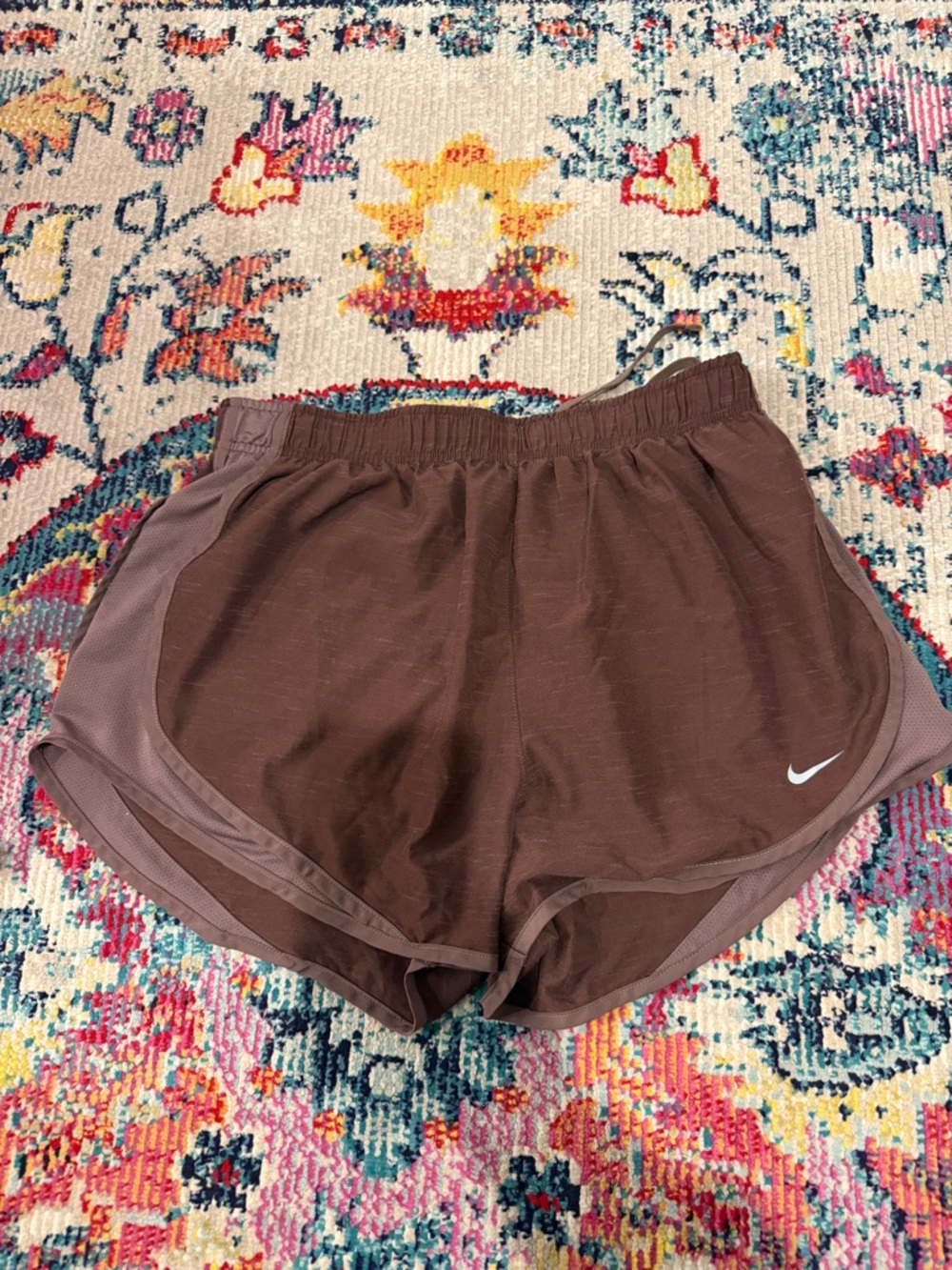 Nike Women's Brown Athletic Running Shorts